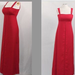 David's Bridal Red Gown